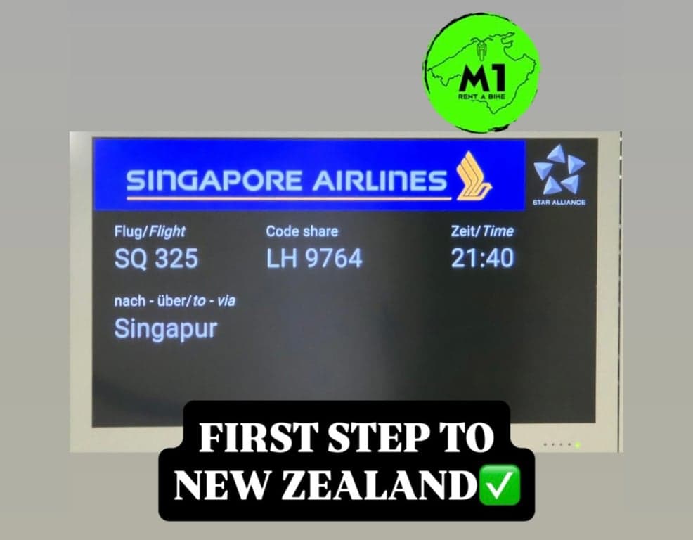 ON THE WAY TO NEW ZEALAND