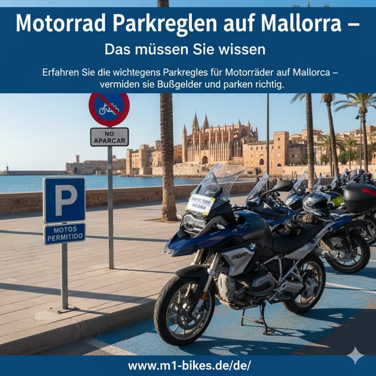 Motorrad Parken auf Mallorca: Alles, was du wissen musst